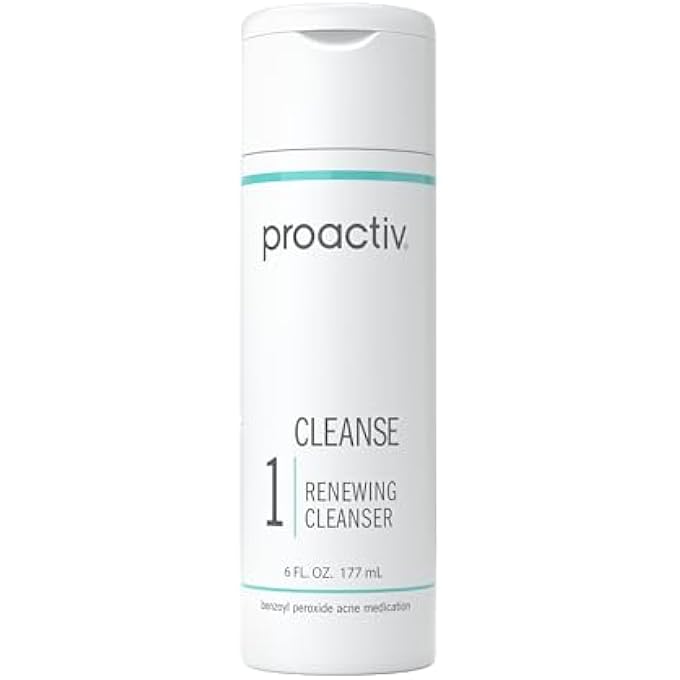 Proactiv ACNE CLEANSER - BENZOYL PEROXIDE FACE WASH AND ACNE TREATMENT - DAILY FACIAL CLEANSER AND HYULARONIC ACID MOISTURIZER WITH EXFOLIATING BEADS - 90 DAY SUPPLY, 6 OZ - Image 1